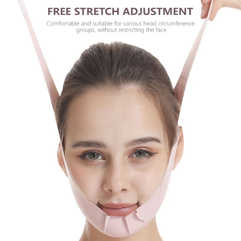 Chin Strap for Sleeping Face Slimming V Line Mask for Jaw Line Toning and Contouring Comfortable Face Lift Belt