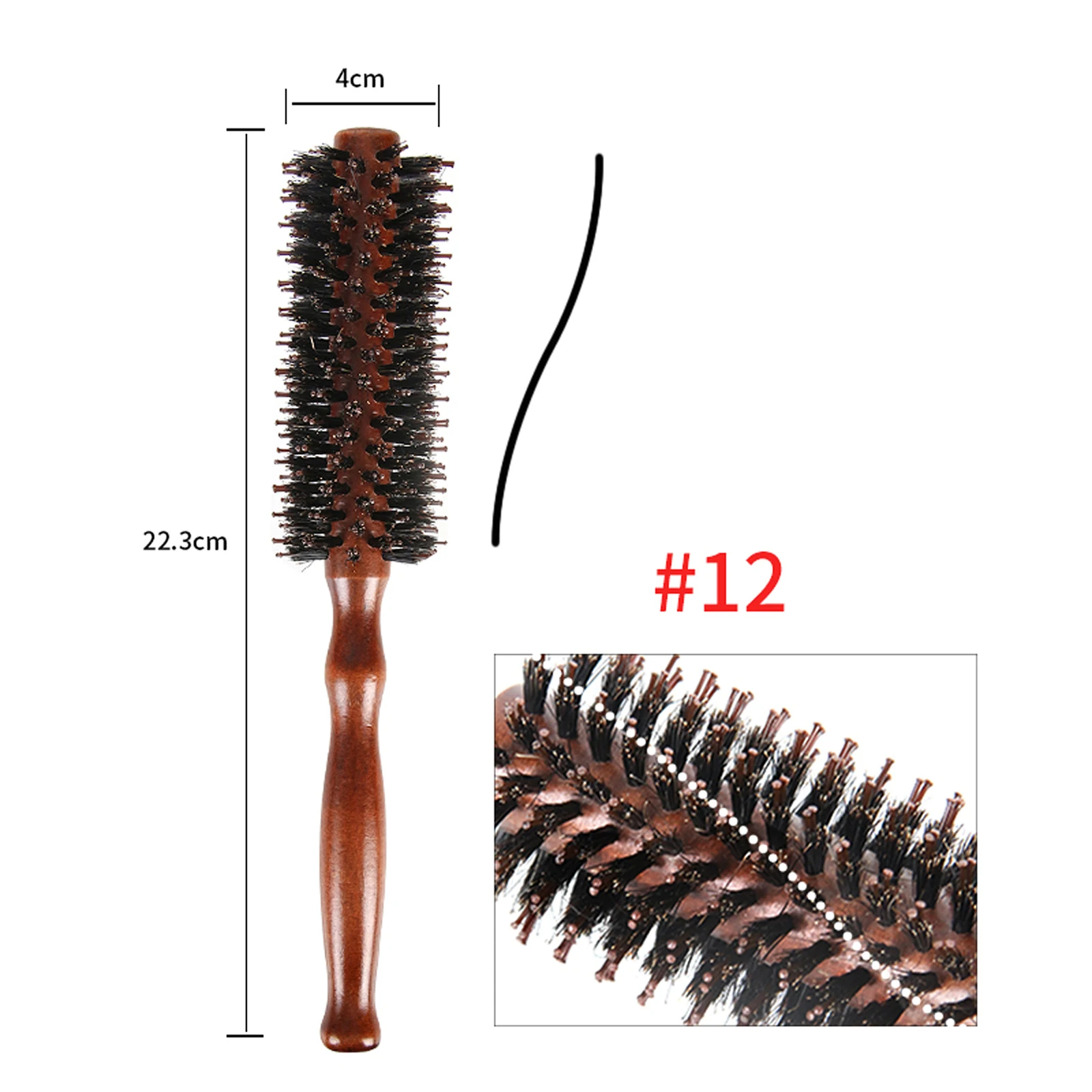 Round Hair Brush for Blow Dry Curling Hair Styling Brush for Women  Anti-Static Roller Hairbrush Hair Comb Hair Accessories