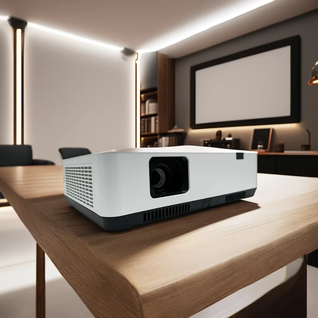 Projector 3LCD Full HD 5000 Lumen Home Theater Education School Classroom Office Outdoor Use