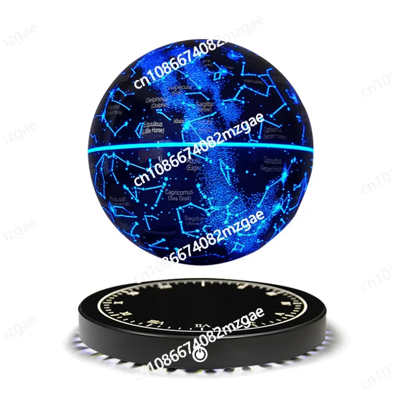 

Magnetic Levitation Globe Ornament Clock Mirror Luminous Base Clear China Map Teaching Globe Wholesale