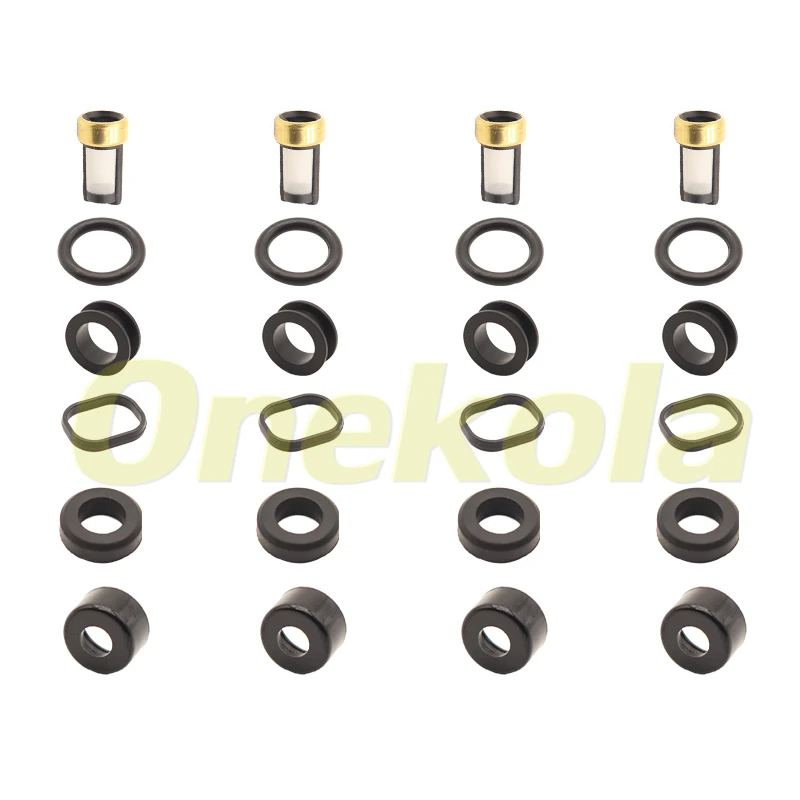 Fuel Injector Seal O-Ring Kit Seals Filters for 2004-2006 Mazda RX-8 195500-4460 N3H2-13-250