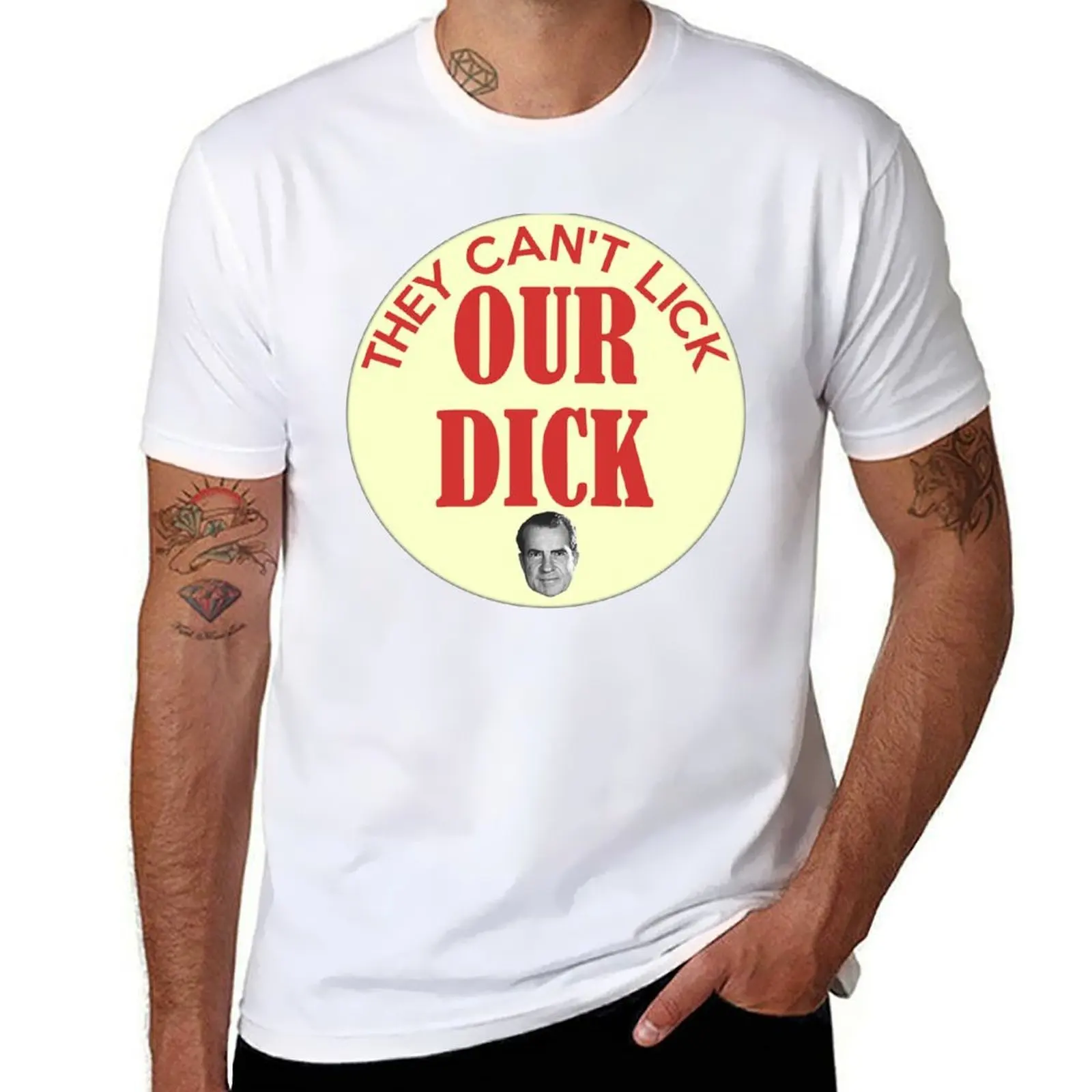 

They Can't Lick Our Dick T-Shirt t shirts for man cotton soft man t shirt luxury T-Shirt