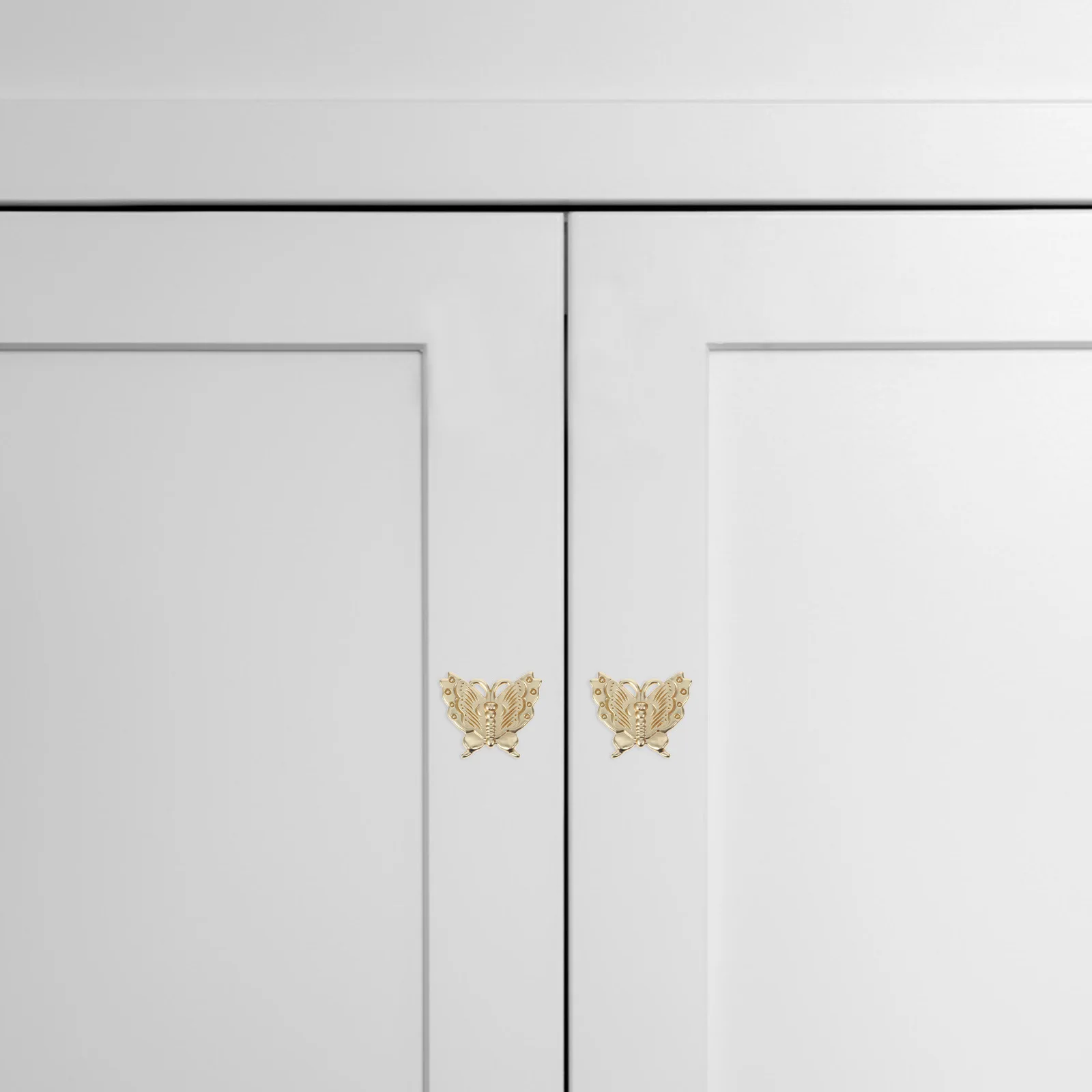 

Vintage Zinc Alloy Single-Hole Butterfly Handle Drawer Knob Decorative Furniture Hardware Pulls for Dresser Cabinet