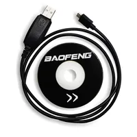 BAOFENG BF-T1 USB Programming Cable With CD Software  For Baofeng Walkie Talkie bft1 Write Frequency Line Two Way Radio Accessor