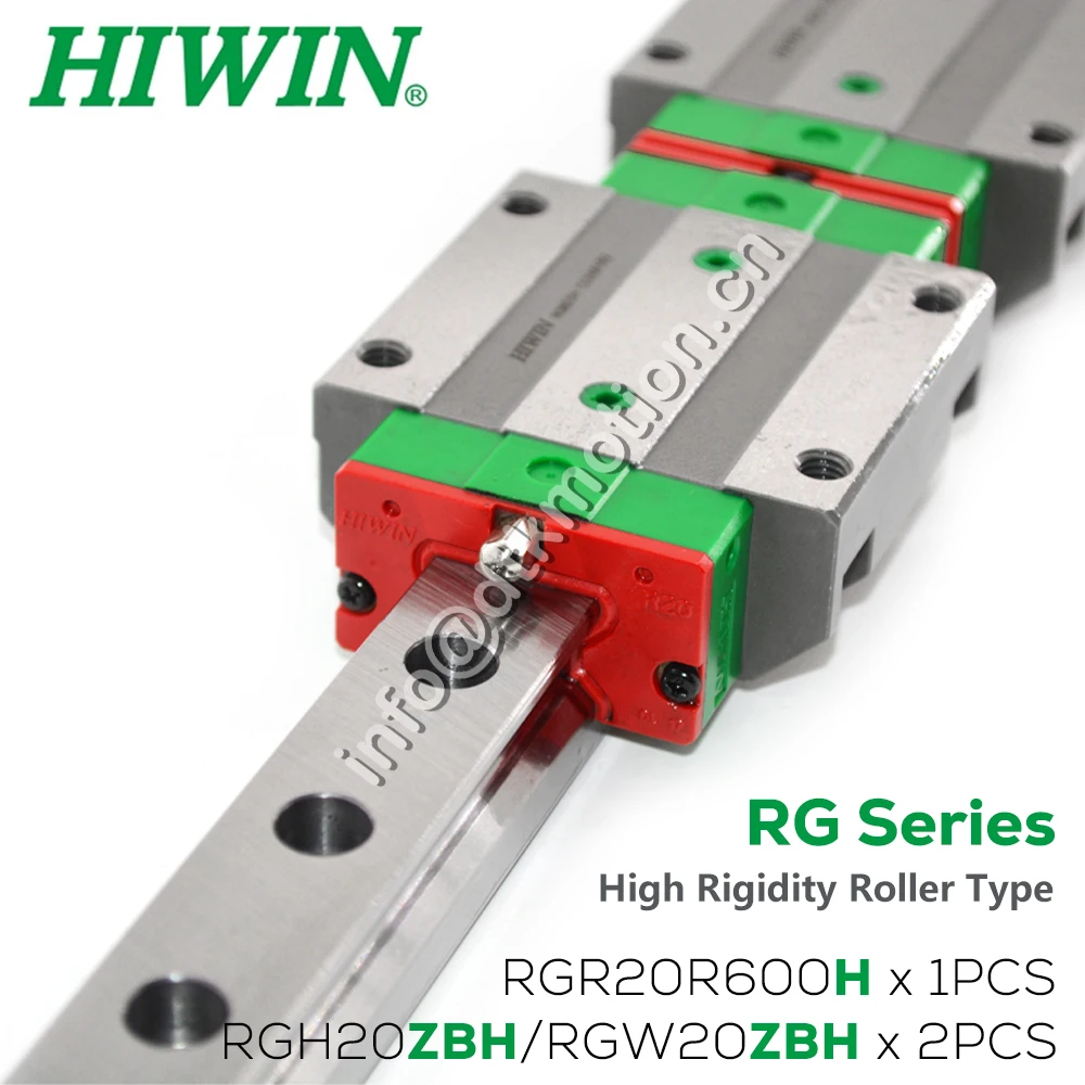 Original HIWIN RGH20 RGW20 Linear Guideways Flange Slider Linear Guides Rail Heavy-load ZBH Class Precision High Rigidity Roller