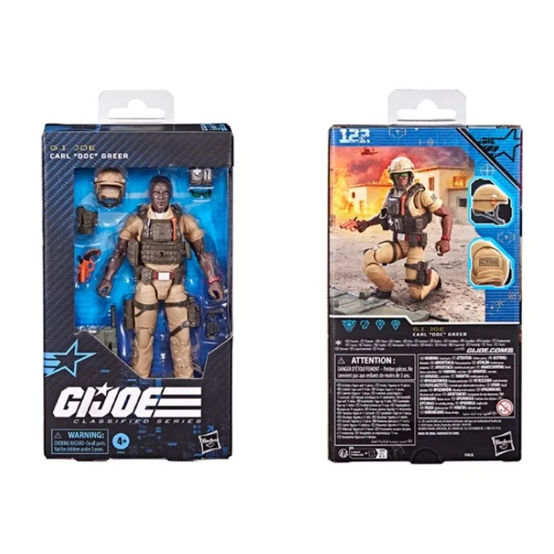 Hasbro Original Genuine G.I. Joe Classified Series 122 Carl Doc Greer 15 см сборная модель игрушки солдат фигурки рождественские подарки