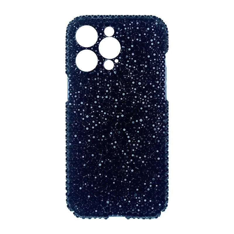 Pure handmade, suitable for black full diamond Apple black diamond customised rhinestone mobile phone case, shipped within seve