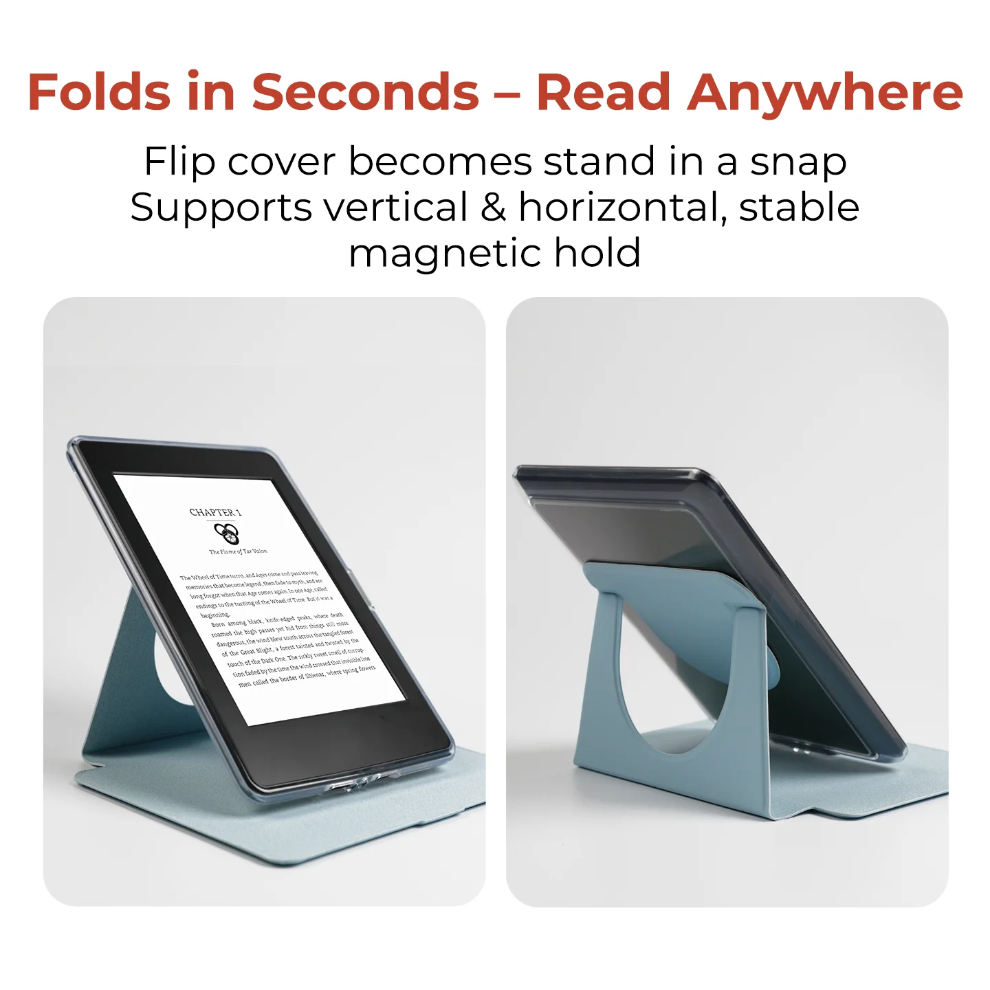 Etui magnetyczne Twosheep na Kindle Paperwhite 10. 11. 12. generacji Kindle 11. generacji Colorsoft z funkcją automatycznego usypiania/wybudzania i podstawką — zdjęcie produktu 5