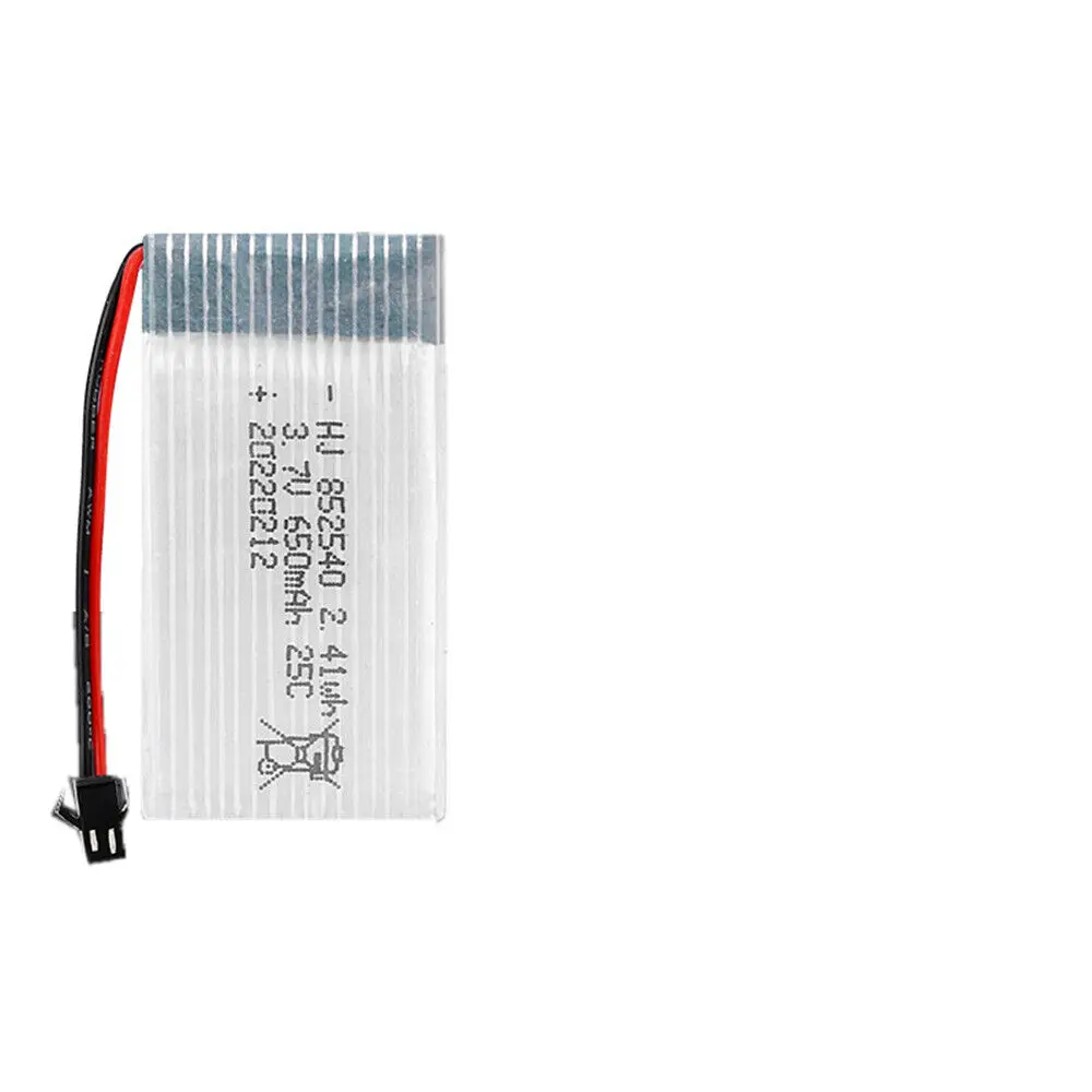 Rechargeable 3.7V 852540 20C 650Mah Li-Polymer Li Battery For X4/H107D RC Drone  X5C RC Mini Drone FPV Drone Drone Pack