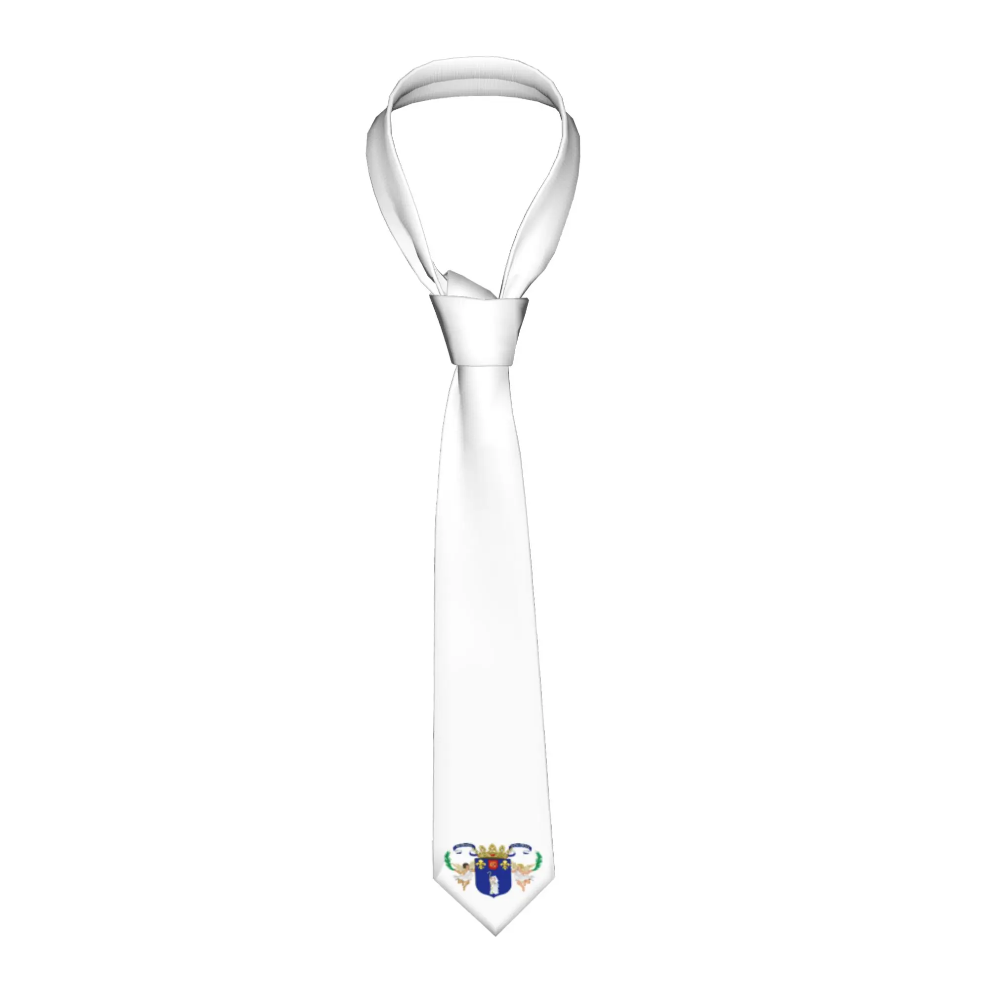 La Reunion Ile Bourbon Catholique  Neck Ties for Men Classic MONTJOIE SAINT DENIS  Silk Wedding Neckties