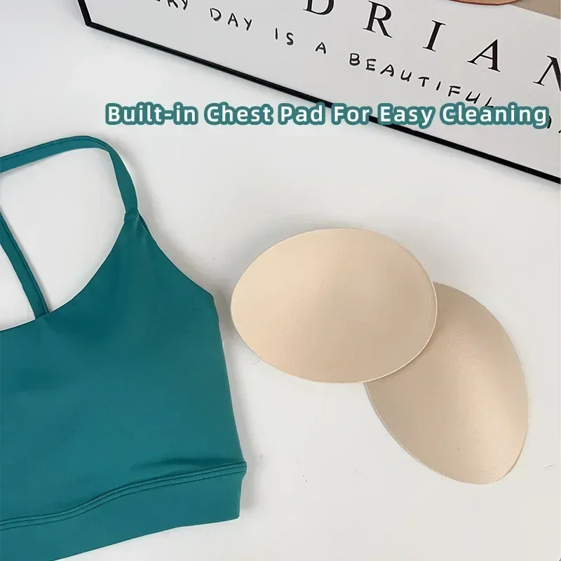 Reggiseno sportivo fitness da donna Top corto da palestra con schiena sexy Canotta da yoga per corsa e pilates antiurto ad asciugatura rapida 👚 👍️