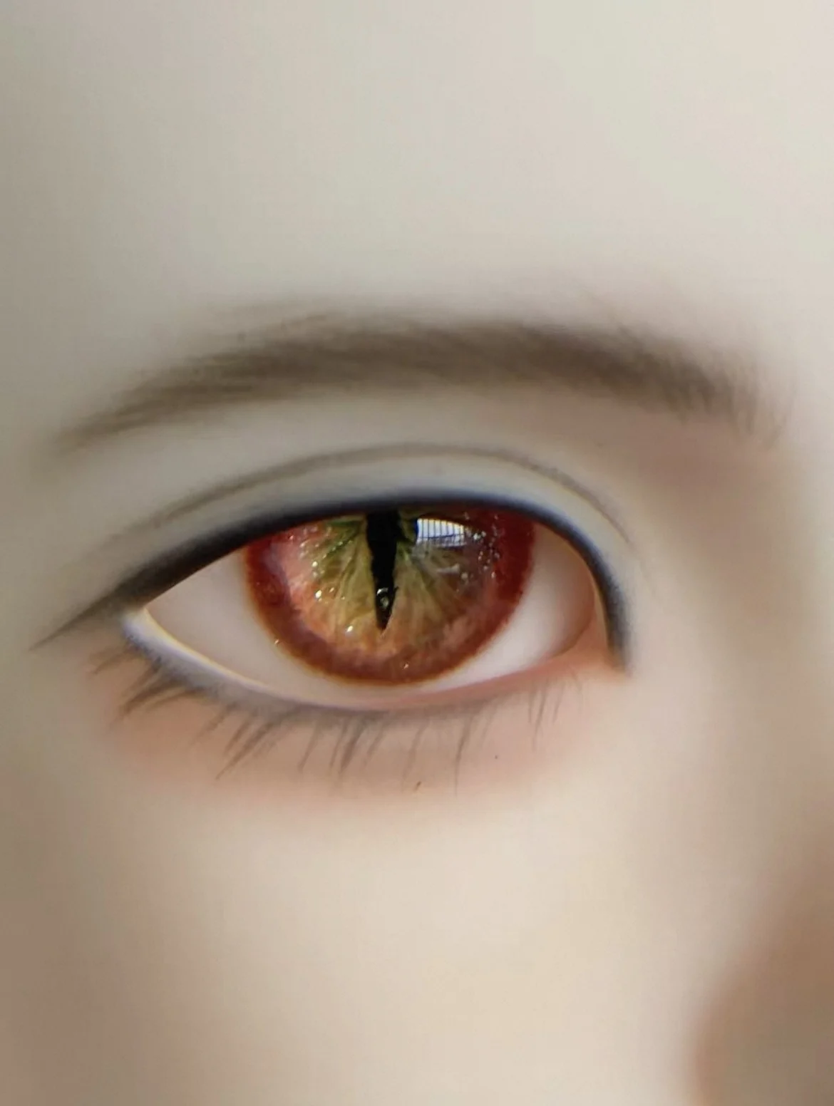 Eyes For Doll “레드 서클 비스트 아이즈” 1/3 1/4 BJD 아이 크래프트 눈알 인형 액세서리 무료 배송