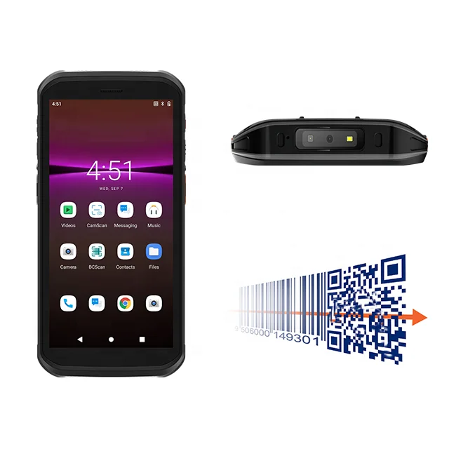 

Android PDAs 1D 2D Barcode Scanner PDA Mobile Computer GMS Octra-core 2.0GHz 5.5'' NFC IP68 Bt RIFD Handheld PDA Android
