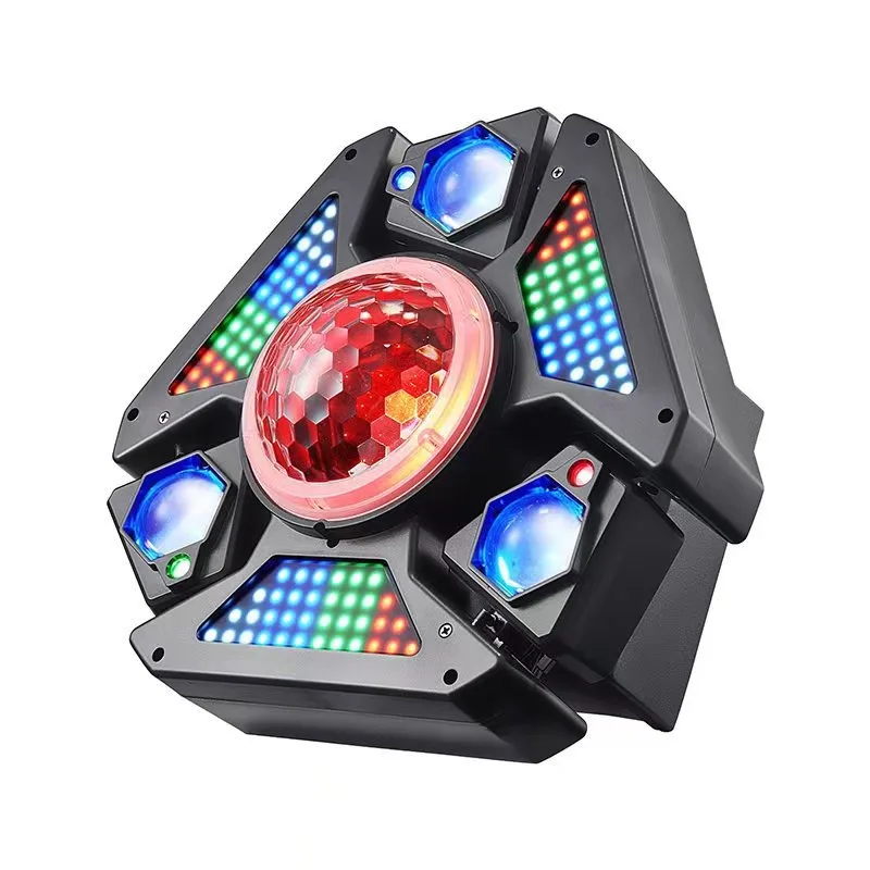 

50W 3-arm Colorful Stage Light LED Beam Dyeing Effect Light Bar KTV Private Room Laser Light