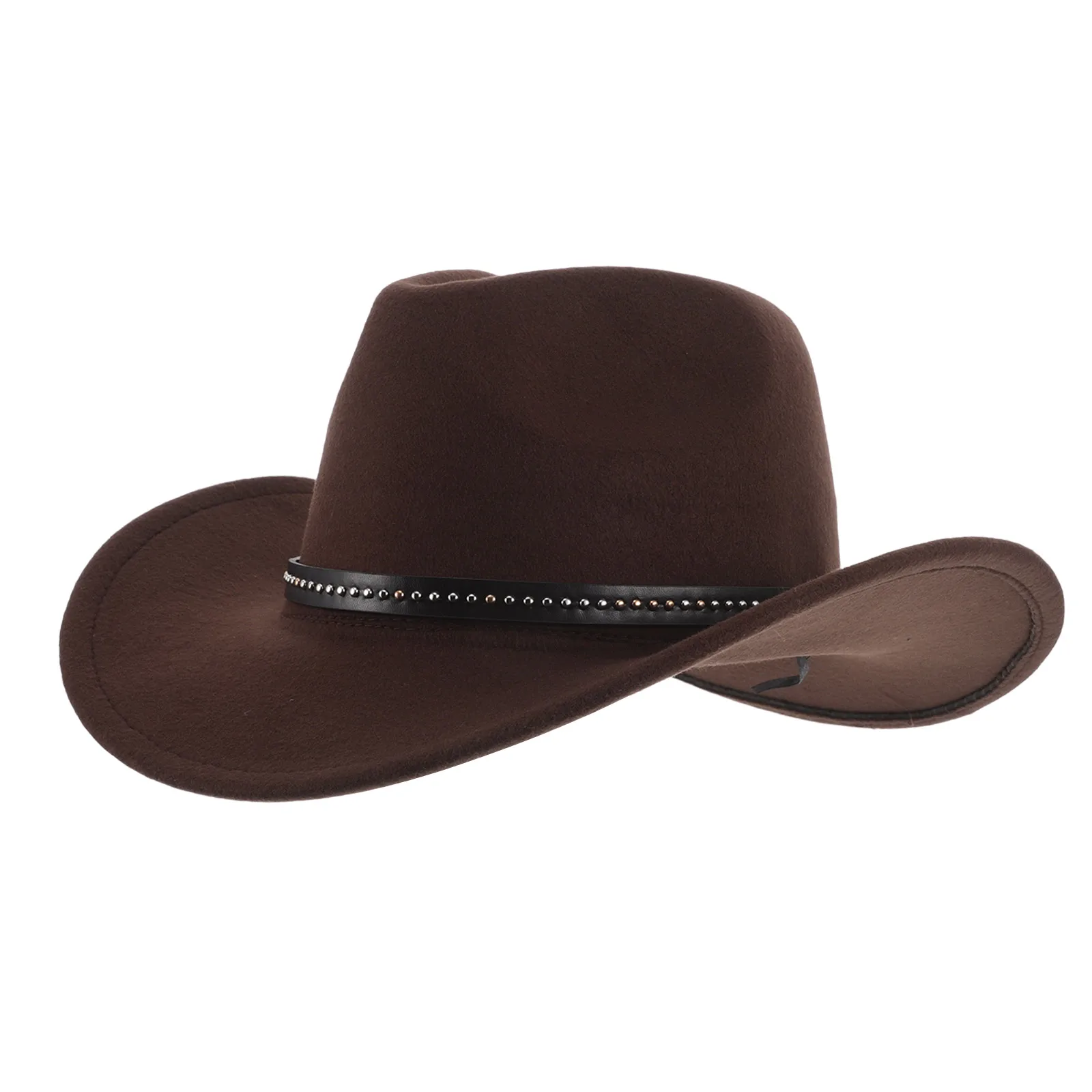 

Cowboy Hat Beach Cowgirls Hats Unisex Ethnic Wide Brim Warm Cowboy Hat For Kids Autumn Winter Cowgirls Hats
