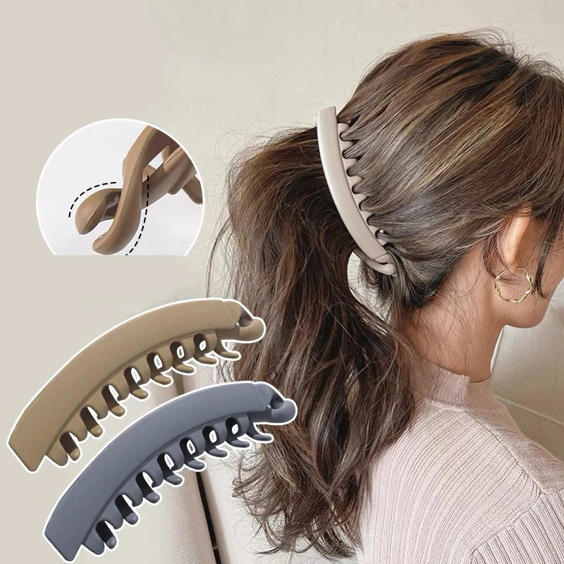 5 Pieces Banana Hair Clips,5 Inch Large Banana Clip for Thin Fine Thick hair,Non Slip Banana Claw Clips for Women