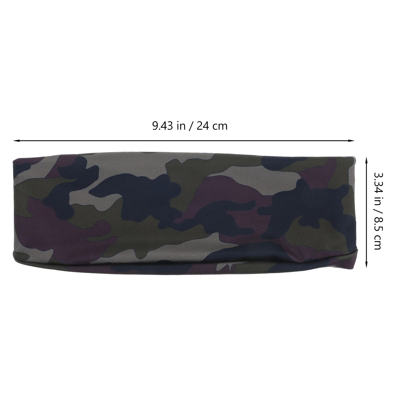 

Workout Sweatband Headband Breathable Elastic Hairband for Sports Gym Yoga Running Sweat Absorbing Wrap Elastic Headband