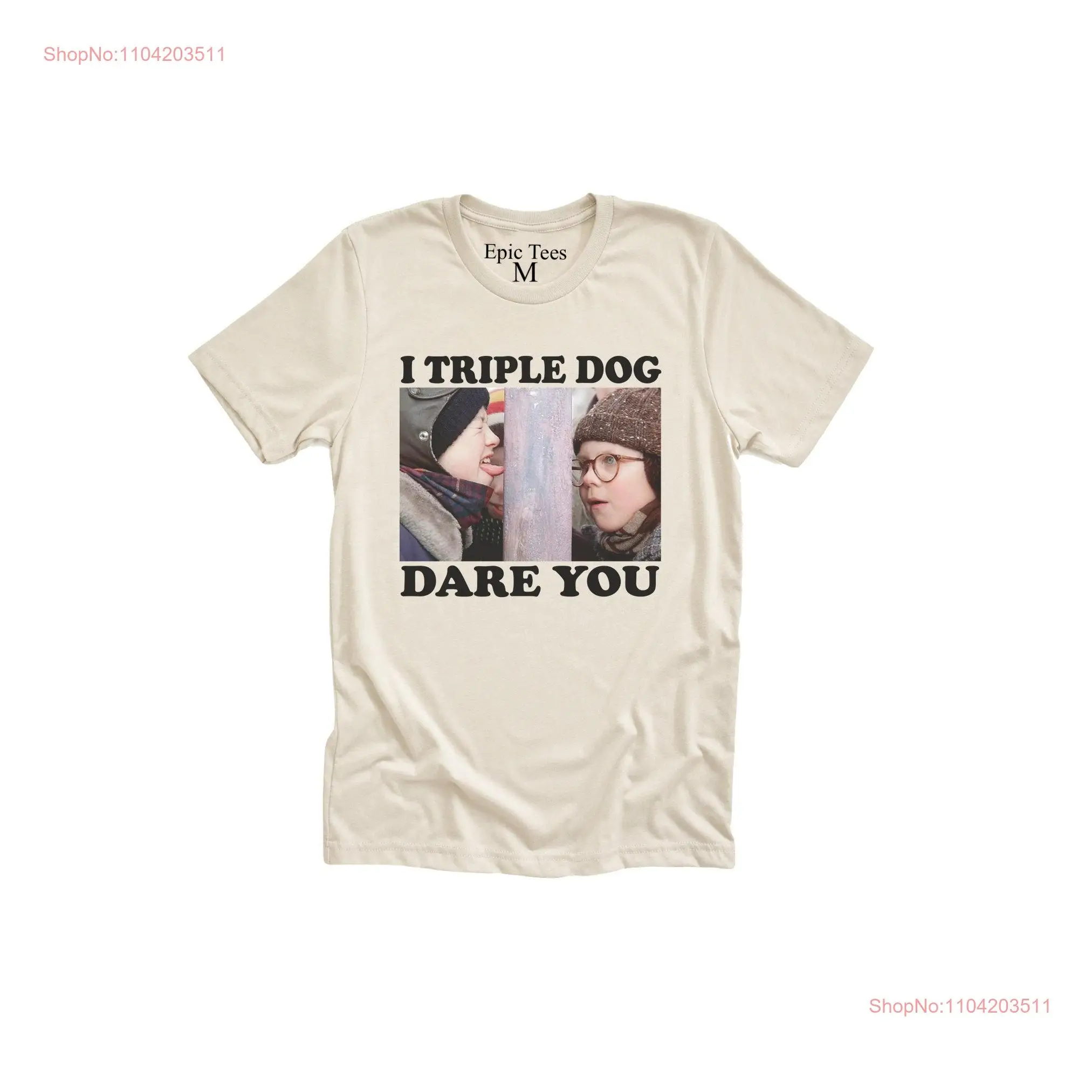 I triple dog dare you A Christmas Story shirt Ralphie T SweaT Oh Fudge funny movie tee long or short sleeves