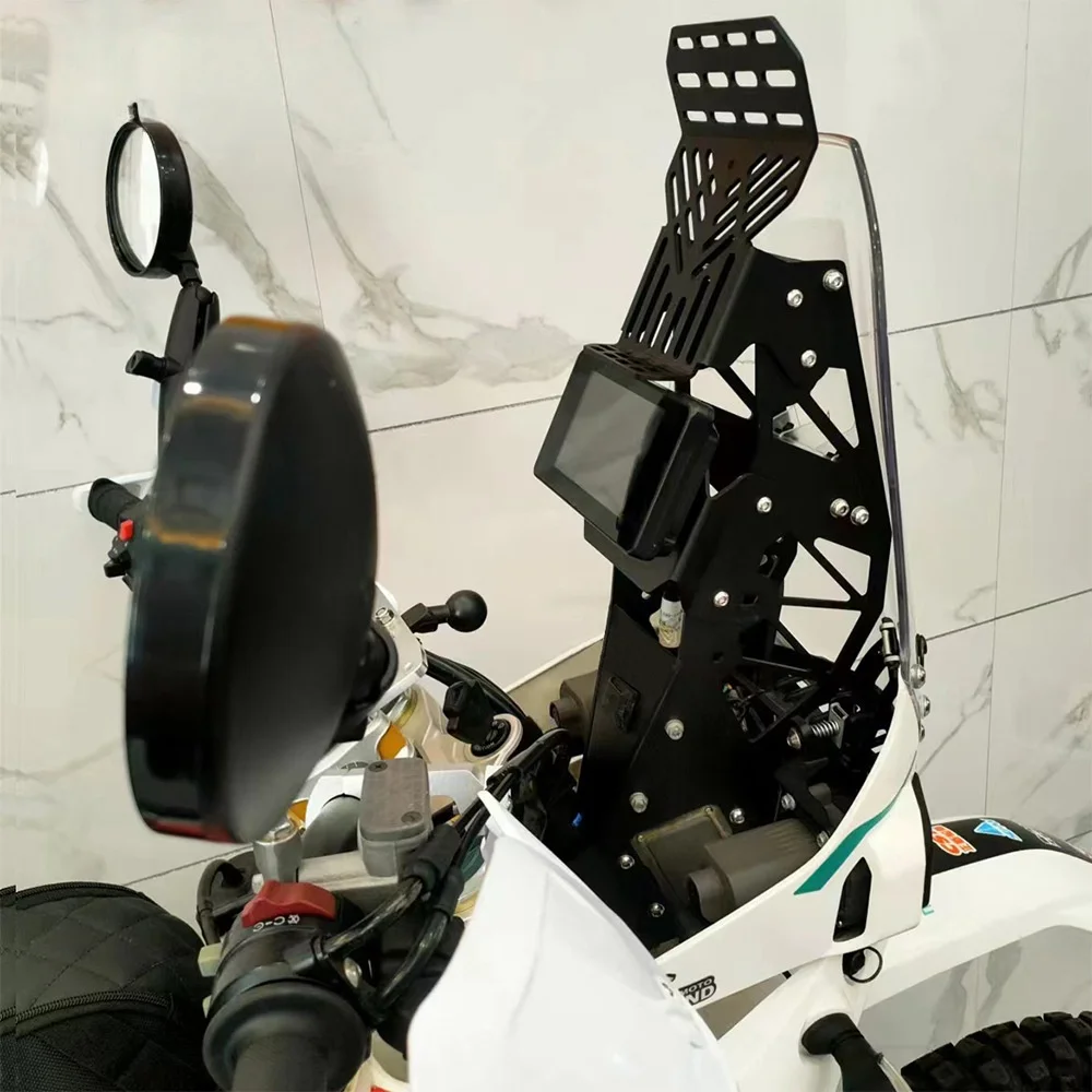 Motorcycle Rally Headlight Front Seat Bracket Head Cover Navigation Bracket Ball Head for KOVE 450 Rally 450Rally 2023 2024