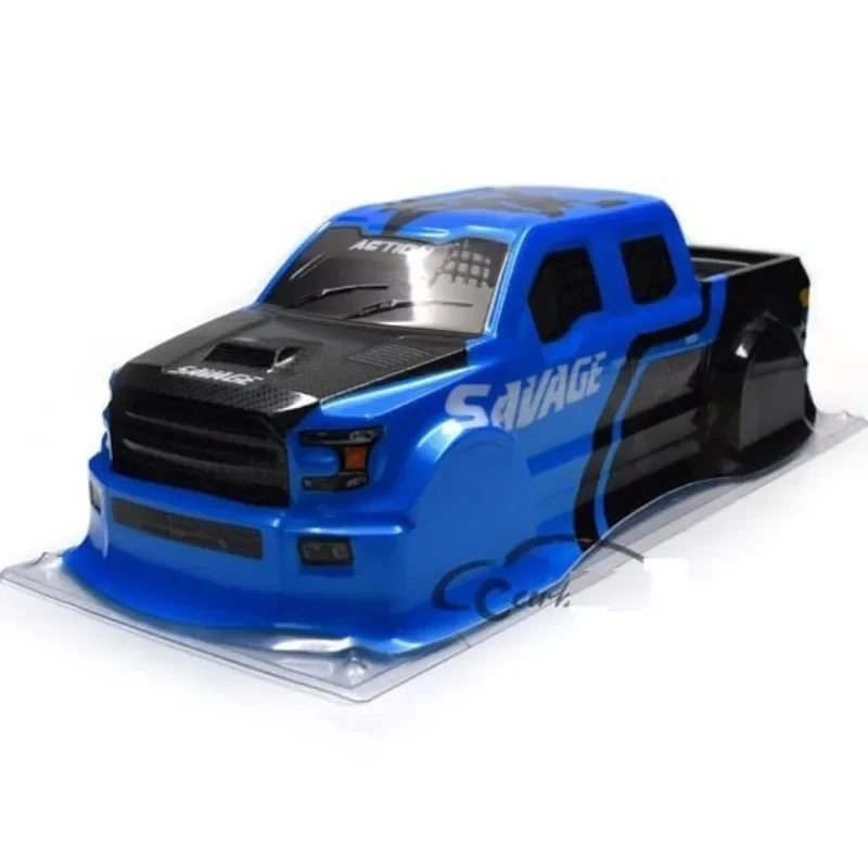 2 styles PVC painted body shell for 1/18 scale R/C pick up Truck  wheel base 145mm