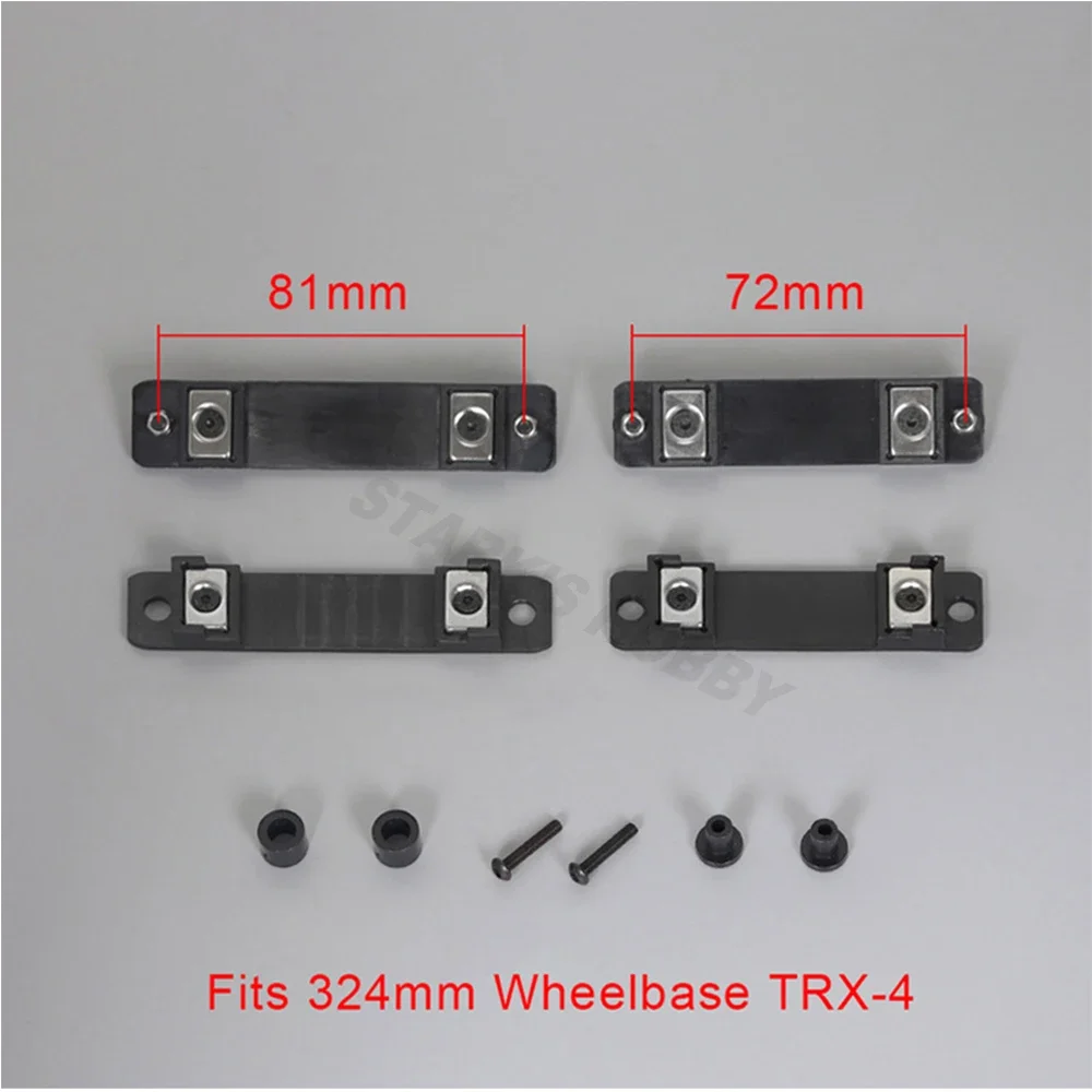 4PCS Magnetic Connector Invisible Shell Column Body Post Mount for 1:10 RC Crawler Car  TRX-6 TRX-4 G500 Upgrade Parts