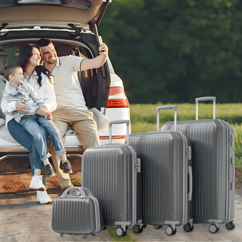 bagages avec poignées télescopiques en métal