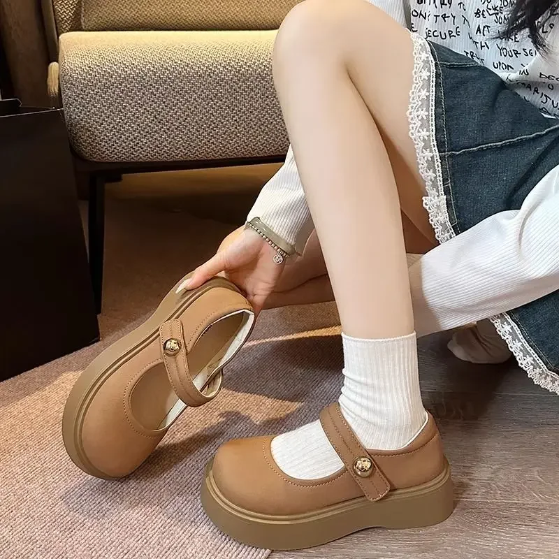 

Round Toe with Medium Heels Mary Jane Japanese Style Lolita Ladies Pumps Women's Shoes Gothic Platform High Quality on Offer Y2k