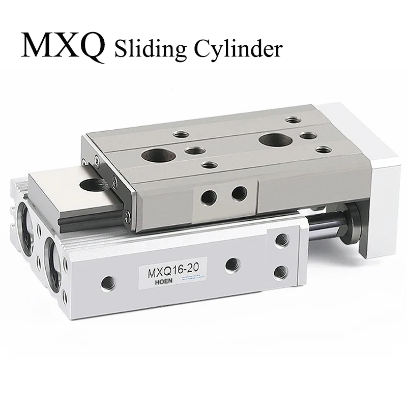 

SMC Type MXQ6-10 MXQ8-20 MXQ12-30 MXQ16-40 MXQ20-50 MXQ25-75 100 125 Air Slide Table Dual Rod Rail Slide Air Pneumatic Cylinder