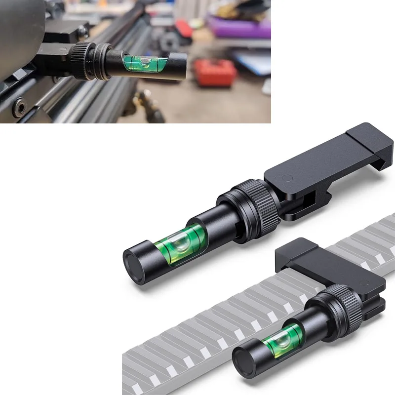 

Fold Away Scope Leveling Kit For 21MM Hunting Pptical Rifle Scope Mount Accessories Picatinny Anti-Cant Bubble Level