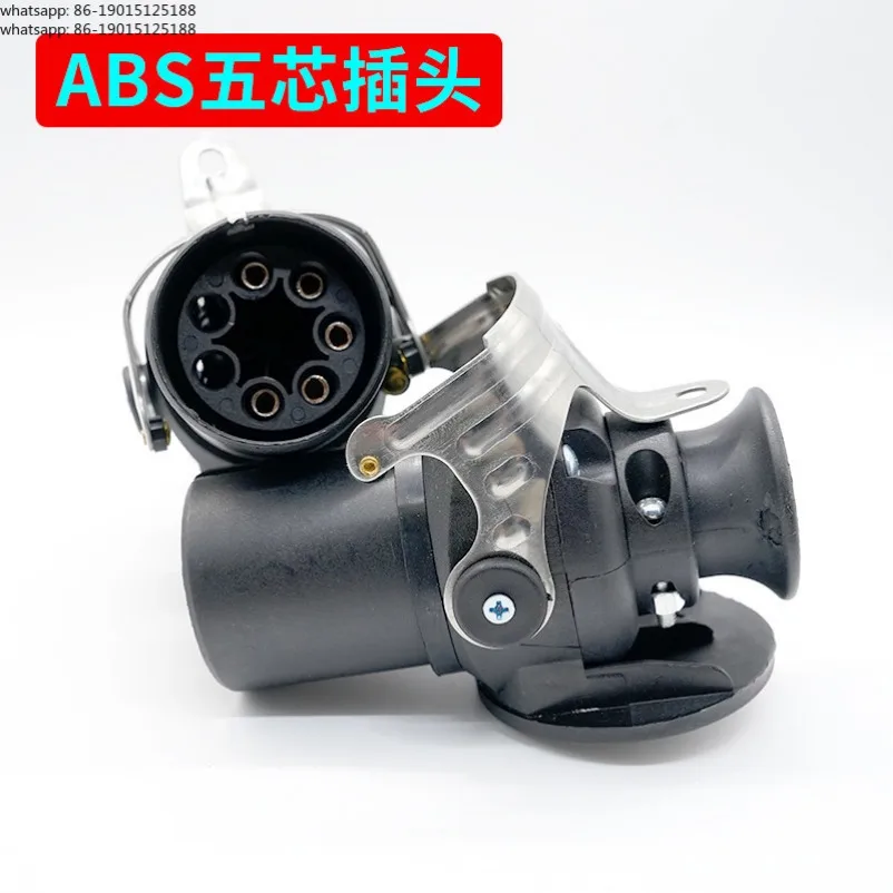 L     Truck Trailer Abs/ebs Tractor Trailer 5-pin Socket Seven-hole Connection Wire Socket Plug