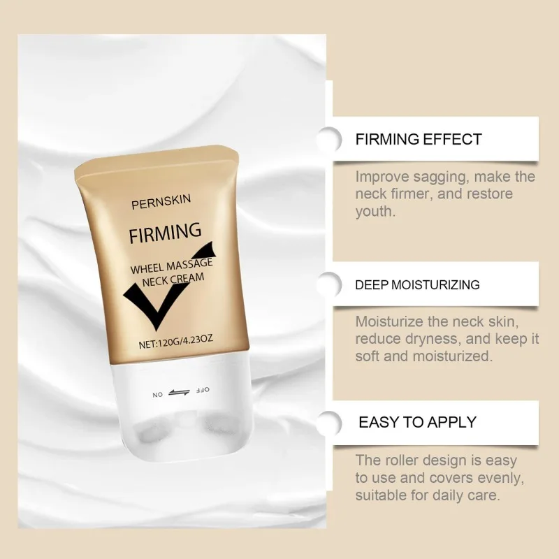 Hydrating Neck Cream Roller for Lifting Neck Reducing Neck Wrinkles and Creating Swan Neck