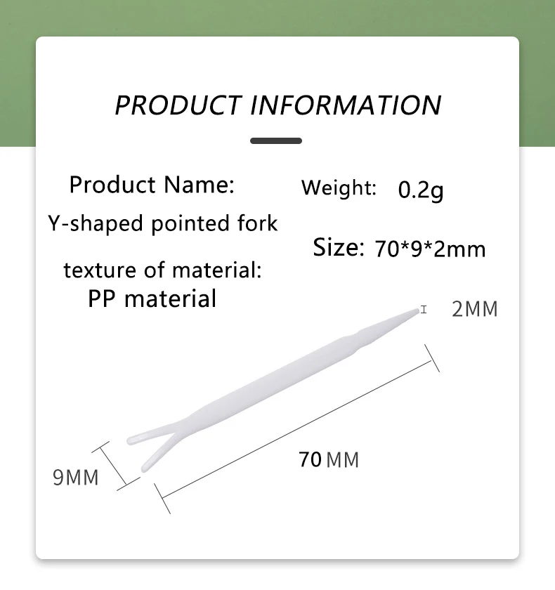 Double eyelid styling fork Y-shaped double eyelid patch clip beauty auxiliary fixture tool