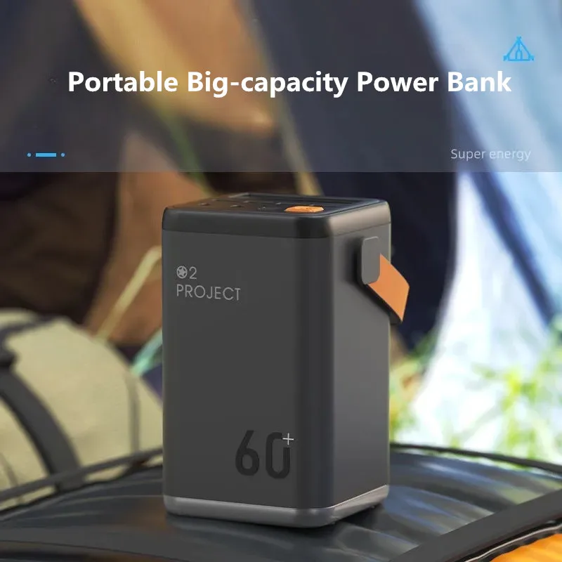 Grote Capaciteit 100000Mah 12V 5V 9V 66W Lithium Usb Type-C Pd 20W Snel Opladen Batterij Nood Led Licht Voeding