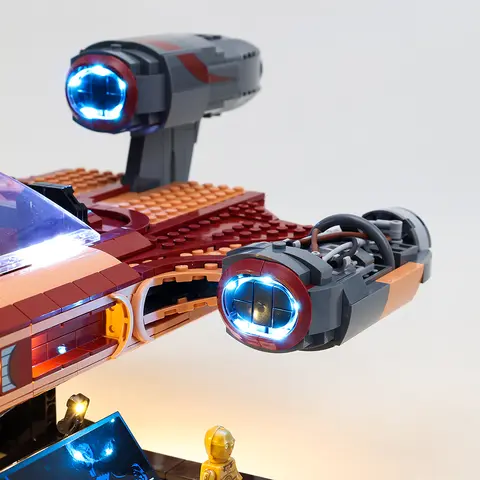 EASYLITE LED-ljussats för Landspeeder 75341 byggstenar tegelstenar leksaker lampset endast belysning ingen modell 12 best sales Lego 75341 - №2