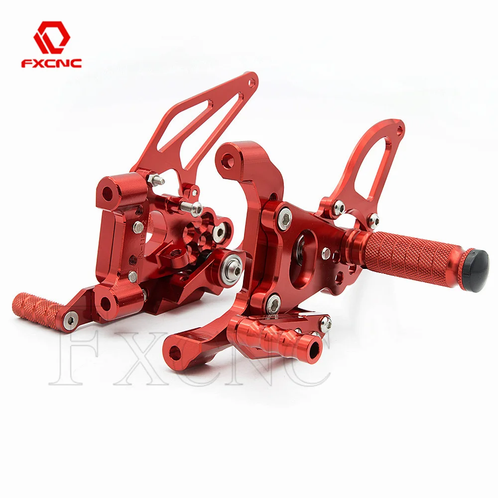 CNC Motorcycle Adjustable Footpeg Footrest Rearset For Ducati Panigale 955 v2 2020 Aluminum Rear Set Foot Pedal Pegs