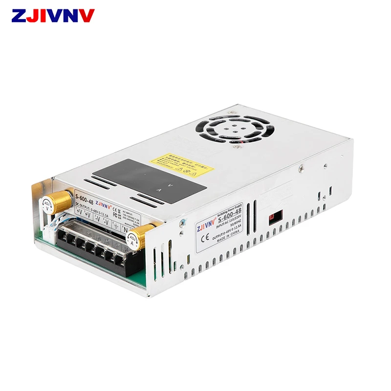 

600W Dual Displays Switching Power Supply AC-DC 0-100V 120V 150V 200V 220V S-600-100 S-600-120 S-600-150 S-600-200 S-600-220