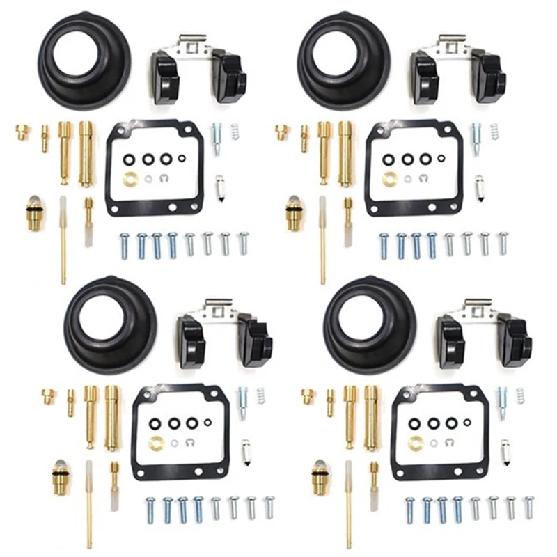 

4X Fit for YAMAHA XJR400 4HM Motorcycle Repair Kit - Diaphragm, Main Slow Jet