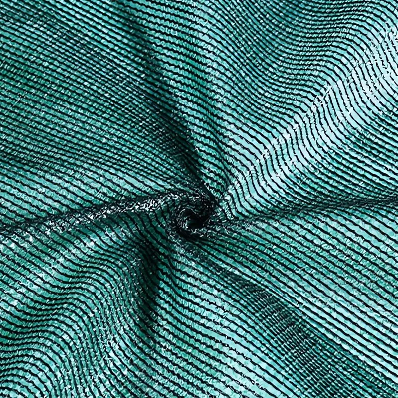 202550%遮光率 ダークグリーン HDPE サンシェードメッシュ生地ロール ガーデン プライバシースクリーン & サンシェードネット用