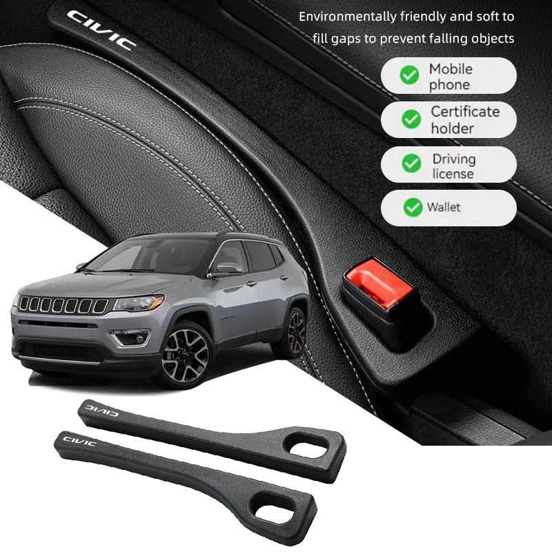 

Car Seat Interior Gap Filler Leather Leak-proof Strip For Honda Civic Fit Jazz Accord Pilot CRV Odyssey Passport ZRV City