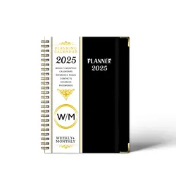 2025-2025 Agenda Planner Notebook Diary Weekly Planner Goal Habit Schedules Journal Notebooks For School Stationery Office