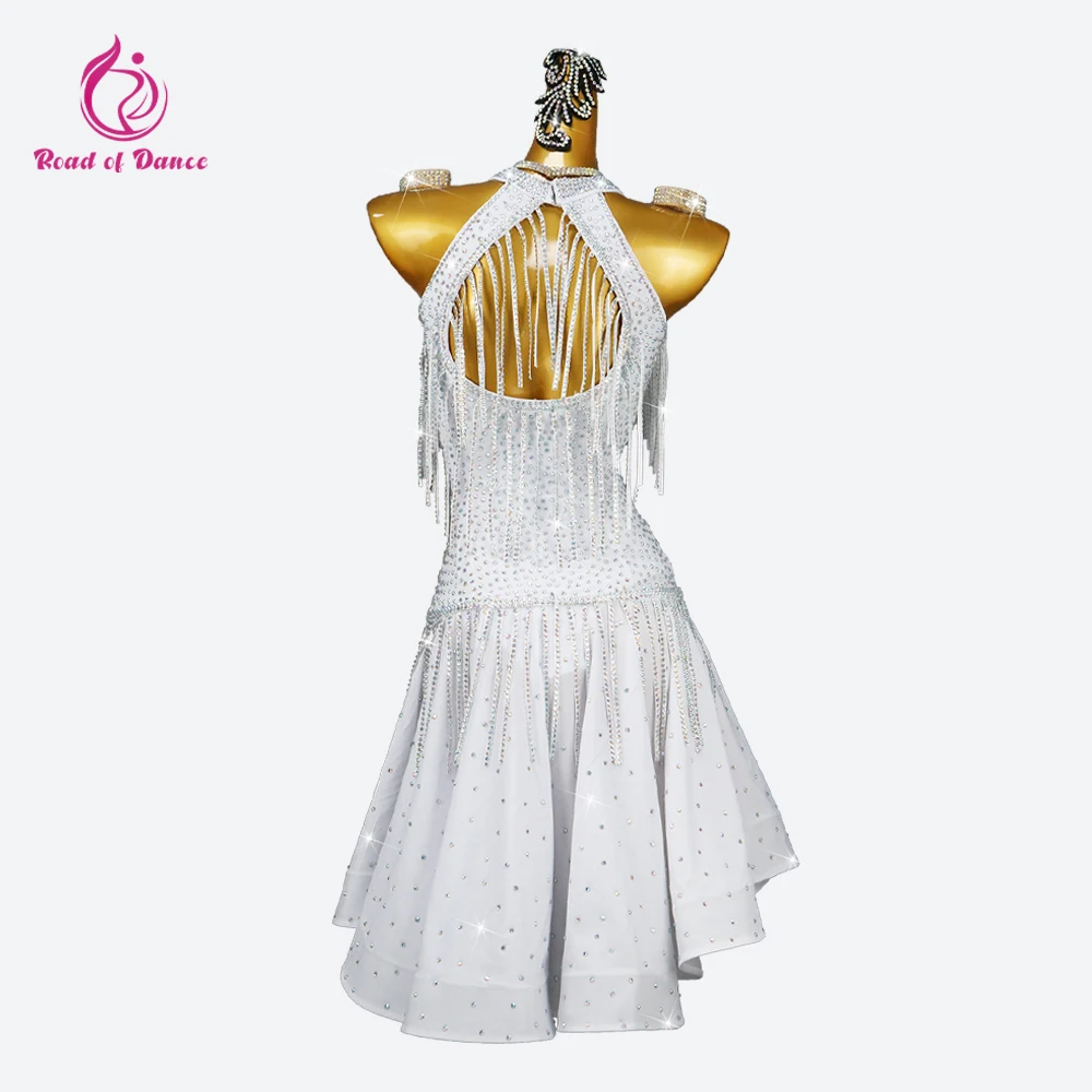 プロム用ラテンダンスドレス練習カバレー女性用コスチュームセクシー衣装女の子スポーツエレガントパーティースカート2025ステージウェア