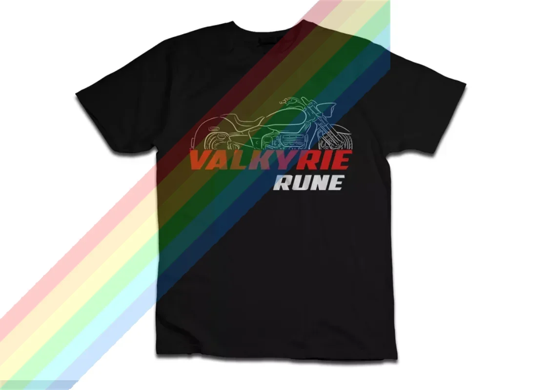 

2025 Men T Shirt Casual Hondas Valkyrie Rune 2004-2005 Motorcycle T-shirt Graphic Summer Short Sleeves 100% Cotton S-3XL