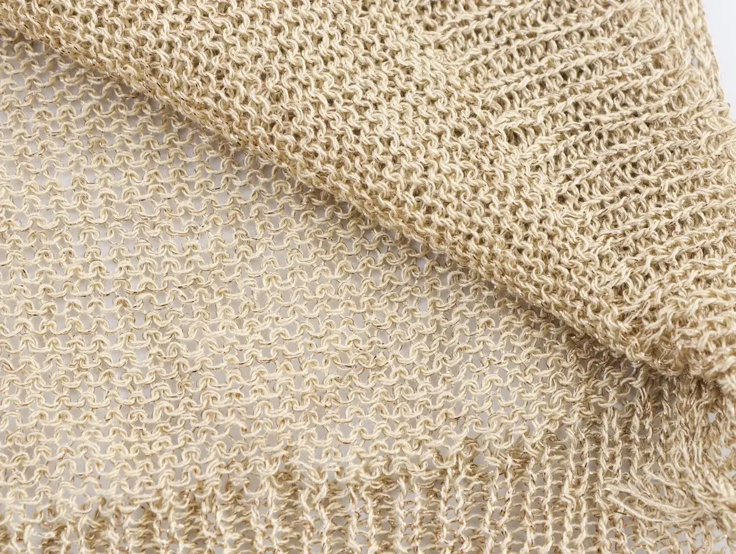 سترات نسائية فضفاضة بأزرار على شكل حرف V سترات صيفية كاكي قابلة للتنفس