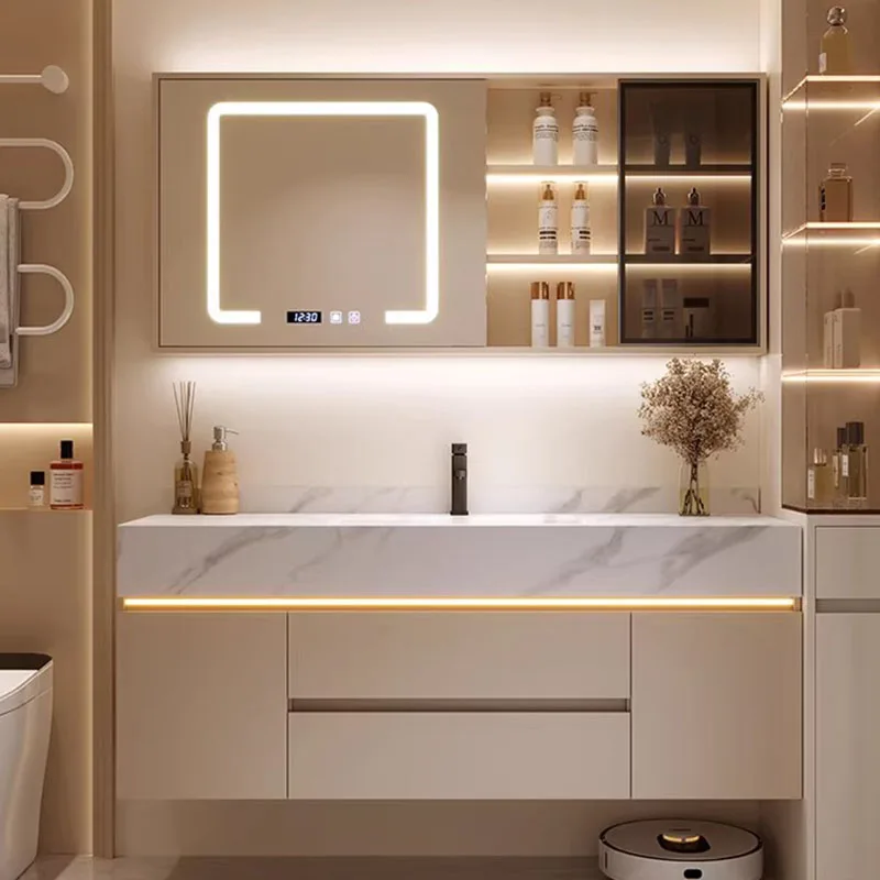 

Luxury Drawers Cupboard Paper Decorations Space Saver Skincare Partitions Bathroom Cabinet Organizer Gabinete Hotel Furniture