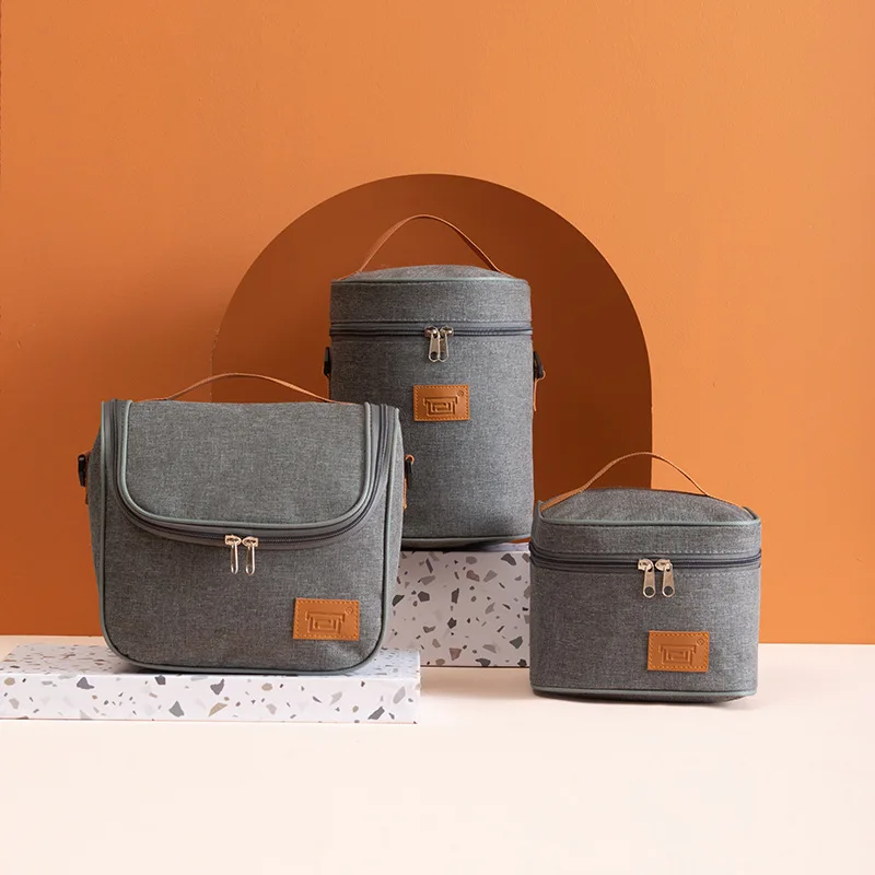 Camping Picnic Bag Mini Ice Pack Storage Lunch Bag Student Portable Barbecue Food Storage Bag Thermal Picnic Basket Ice Box