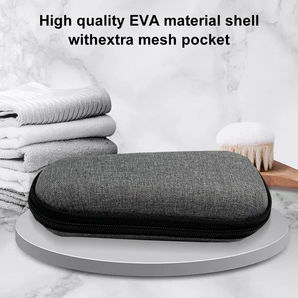 Für Gillette Fusion 5, Rasierer, harte EVA-Reisetasche, stoßfeste Rasierer-Reisetasche mit Netztasche, Tragetasche, Rasierer-Hartschale