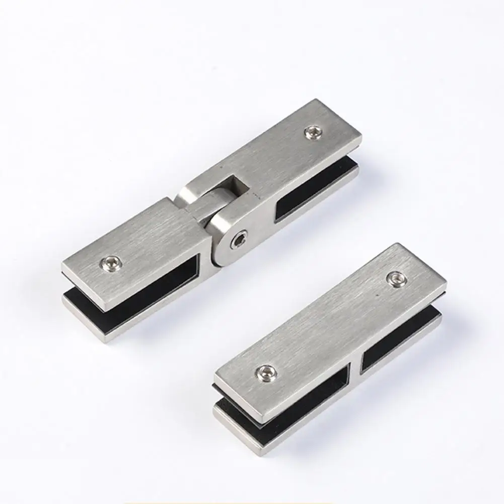 

Outdoor Glass Railing Clamp 304 Stainless Steel Glass Clip Black Railing Glass Clamp with Rubber Gaskets for Coastal Balustrade
