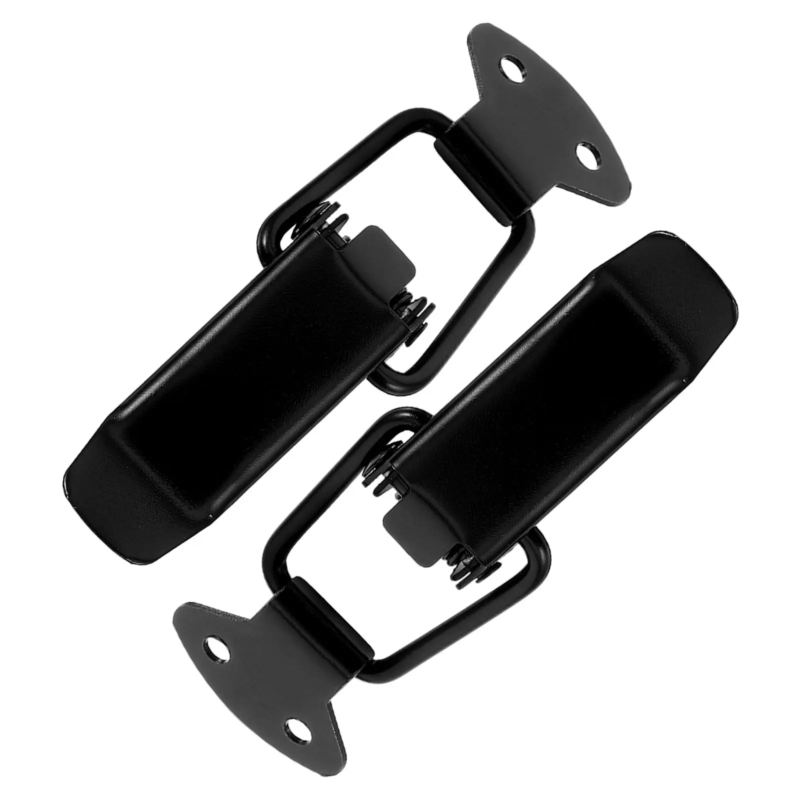

2Pcs Sturdy Iron Bumper Quick Release Clip Universal Car Front Rear Bumper Fasteners Lock Clip Hook Latch for Automotive Use