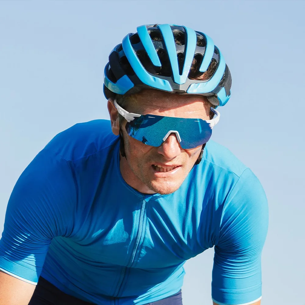 Coated colorful professional running marathon riding one-piece impact-resistant sports