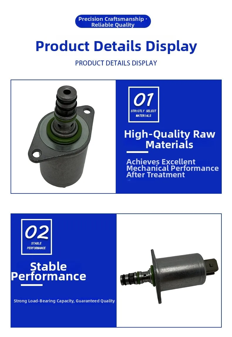 TM85301 Hydraulic Pump For Pilot Proportional Solenoid Valve For Excavator Parts Metal Replacement Accessory For Thomas Heavy